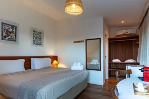 Quarto duplo luxo da Pousada da Germana